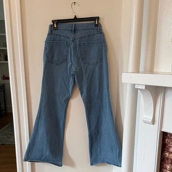 Express Blue Flare & Wide Leg Jeans - Picture 10 of 10